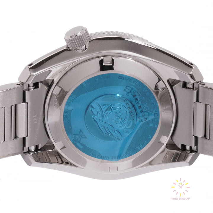 SEIKO Prospex SBDC127 Automatic diver's watch back cover.