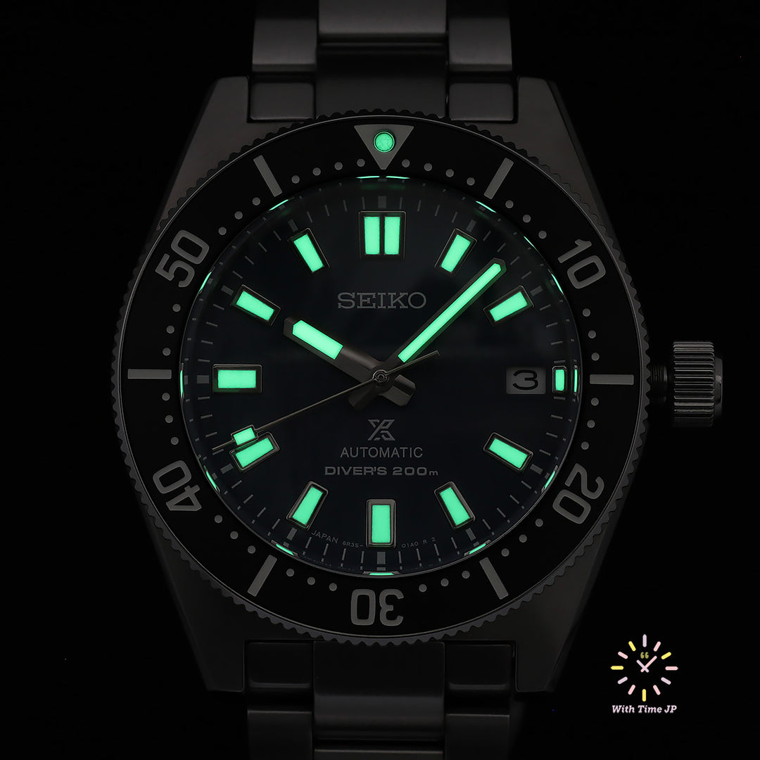Lumibright of Seiko Prospex SAutomatic Diver's Watch BDC165.