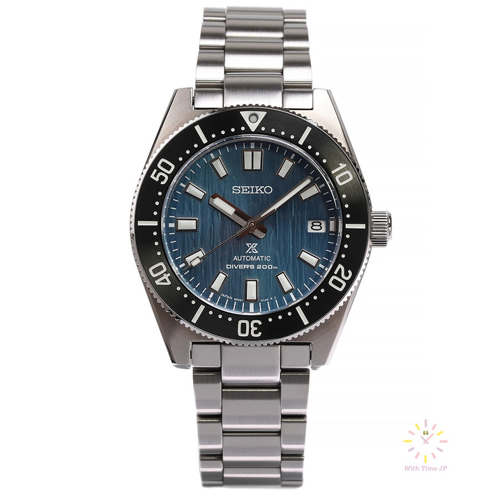 Seiko Prospex SBDC165,Automatic Diver's Watch, stainless steel Case, deep blue Dial, stainless steel Band, Angle in front