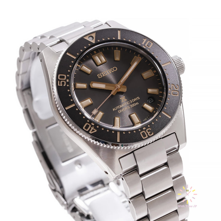 SEIKO Prospex SBDC199 Automatic diver's watch angle from lower left.