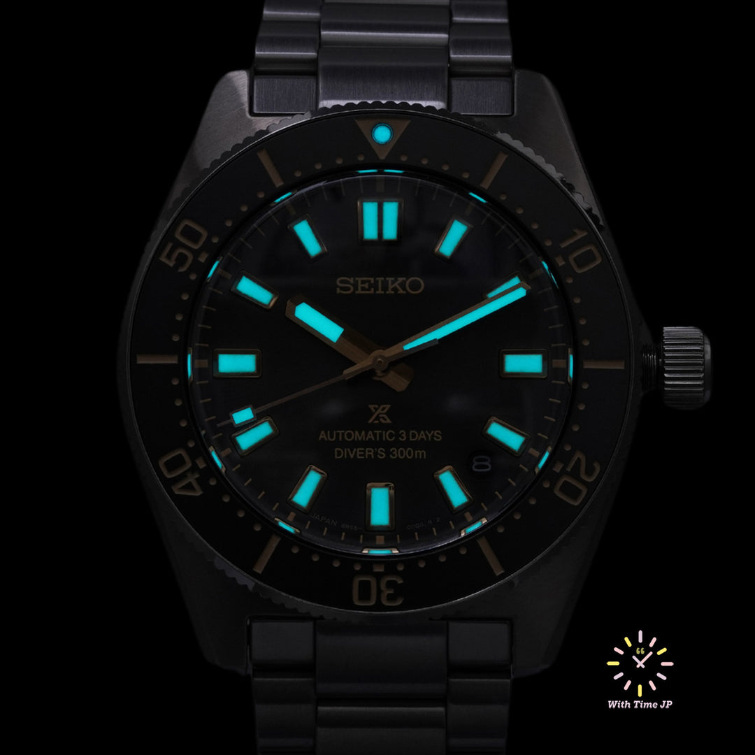 SEIKO SBDC199 Automatic diver's watch with gray dial lumibrite.