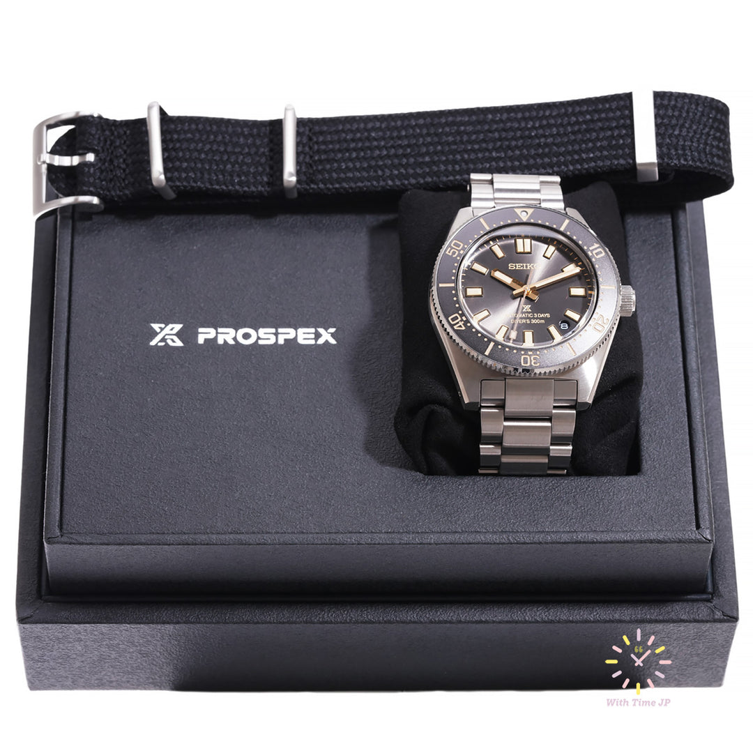 SEIKO SBDC199 Automatic diver's watch with attached polyester band called "seichu".