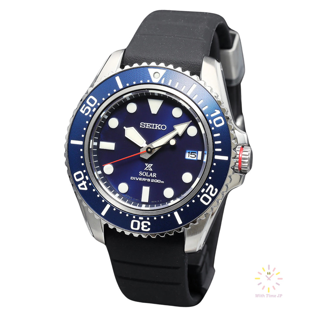 SEIKO PROSPEX SBDJ055,mechanical Watch, Men's Watch, stainless steel Case, Blue Dial,silicon Band.