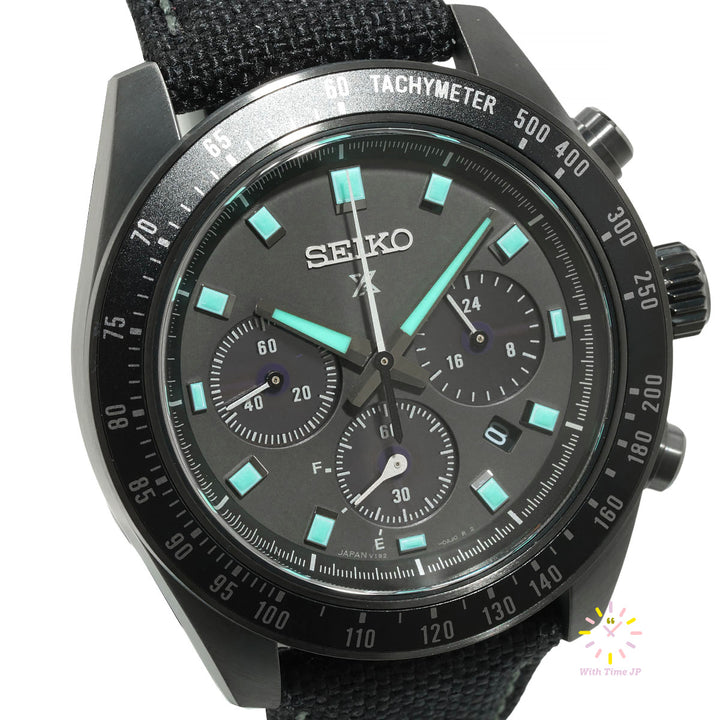 SEIKO PROSPEX SBDL105,Close-up of Black Dial