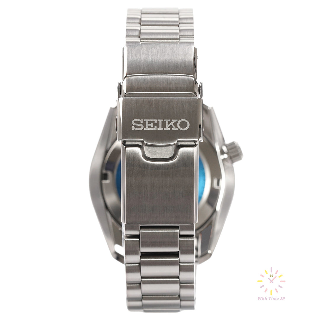 SEIKO Prospex SBEJ011 Mechanical GMT Diver's Watch,Stainless steel triple link band.