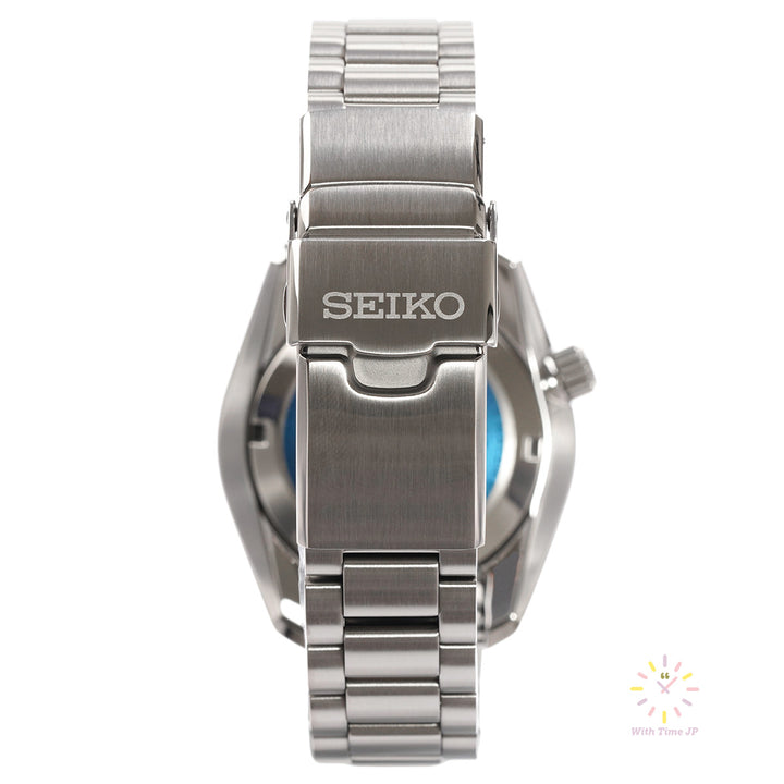 SEIKO Prospex SBEJ011 Mechanical GMT Diver's Watch,Stainless steel triple link band.