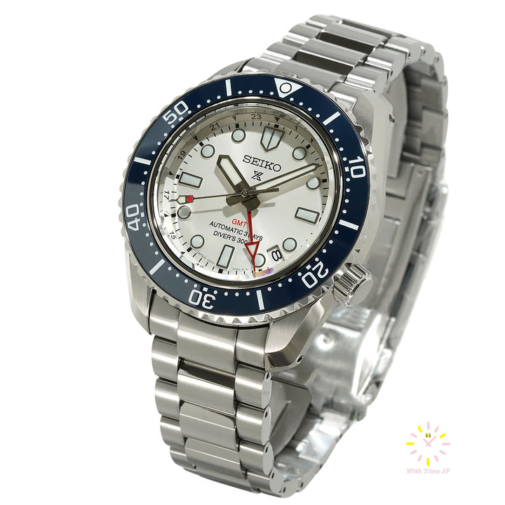 Seiko Prospex Diver Scuba Automatic GMT SBEJ029,Oblique angle