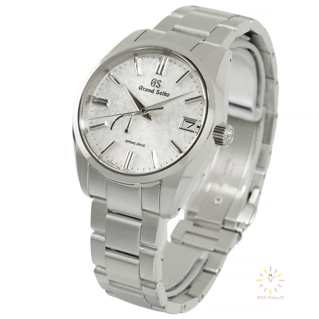 GRAND SIKO SBGA465, Spring Drive Men's Watch Angle from the right side.