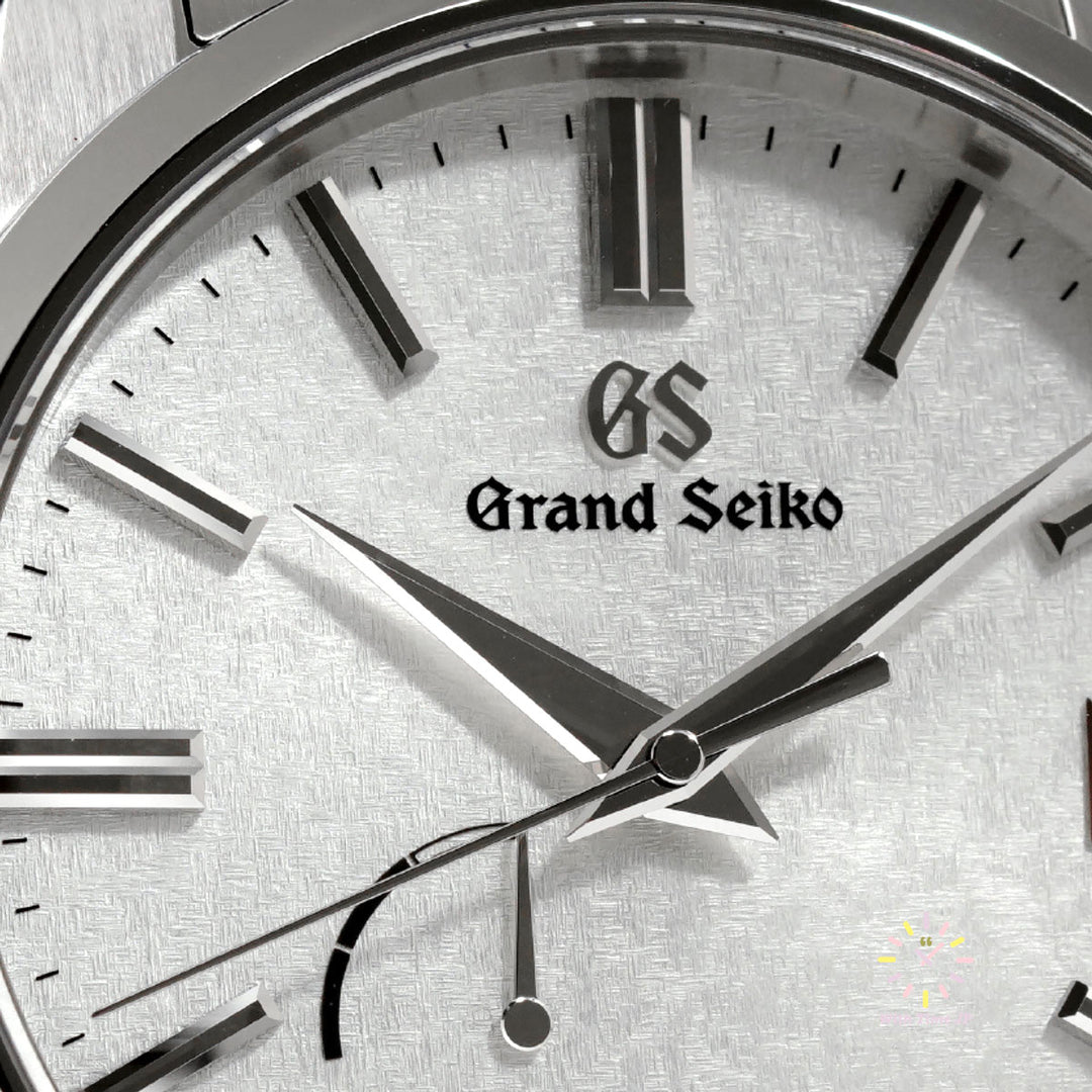 GRAND SIKO SBGA465, Spring Drive Men's Watch Dial close-up.