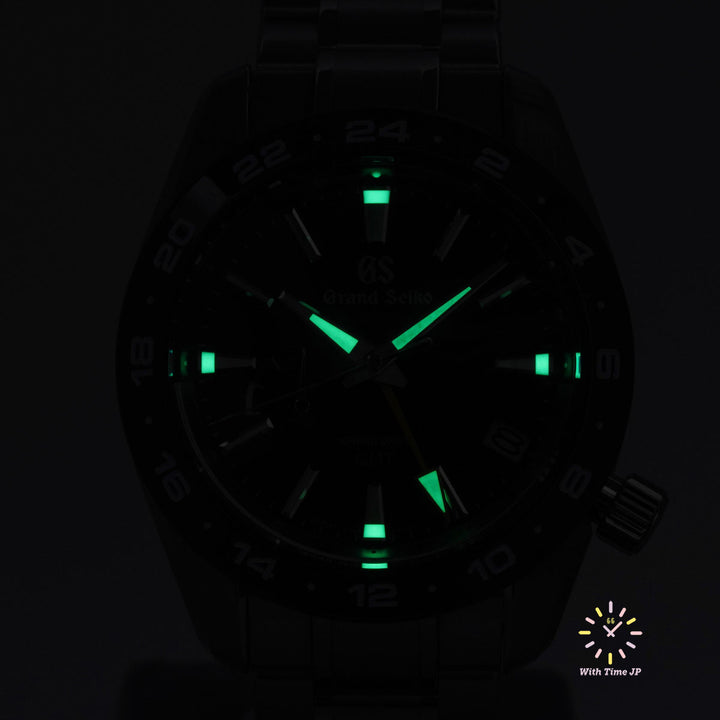 GRAND SIKO SBGE257,Spring Drive Men's Watch, Lumibright on green dial.