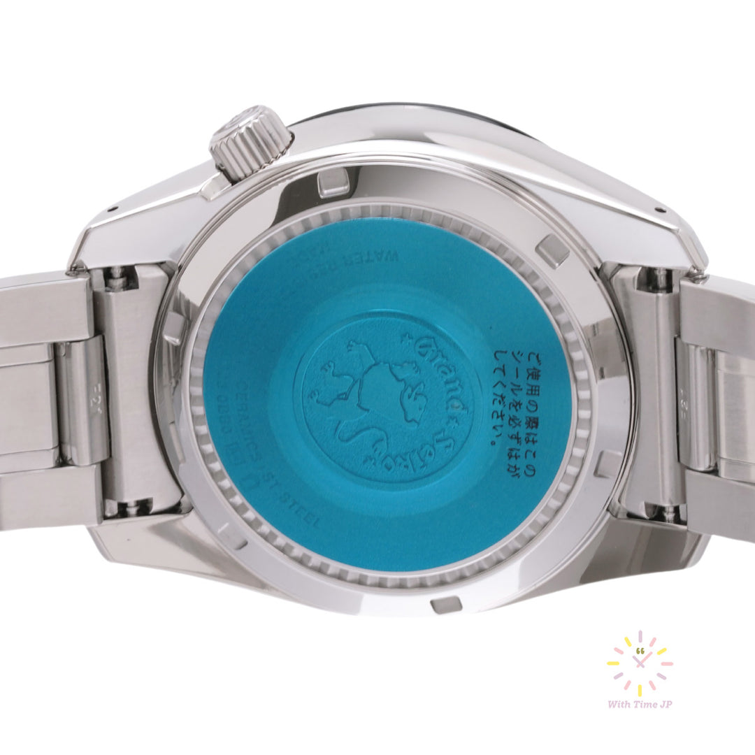 GRAND SIKO SBGE257,Spring Drive Men's Watch, Stainless steel case back.