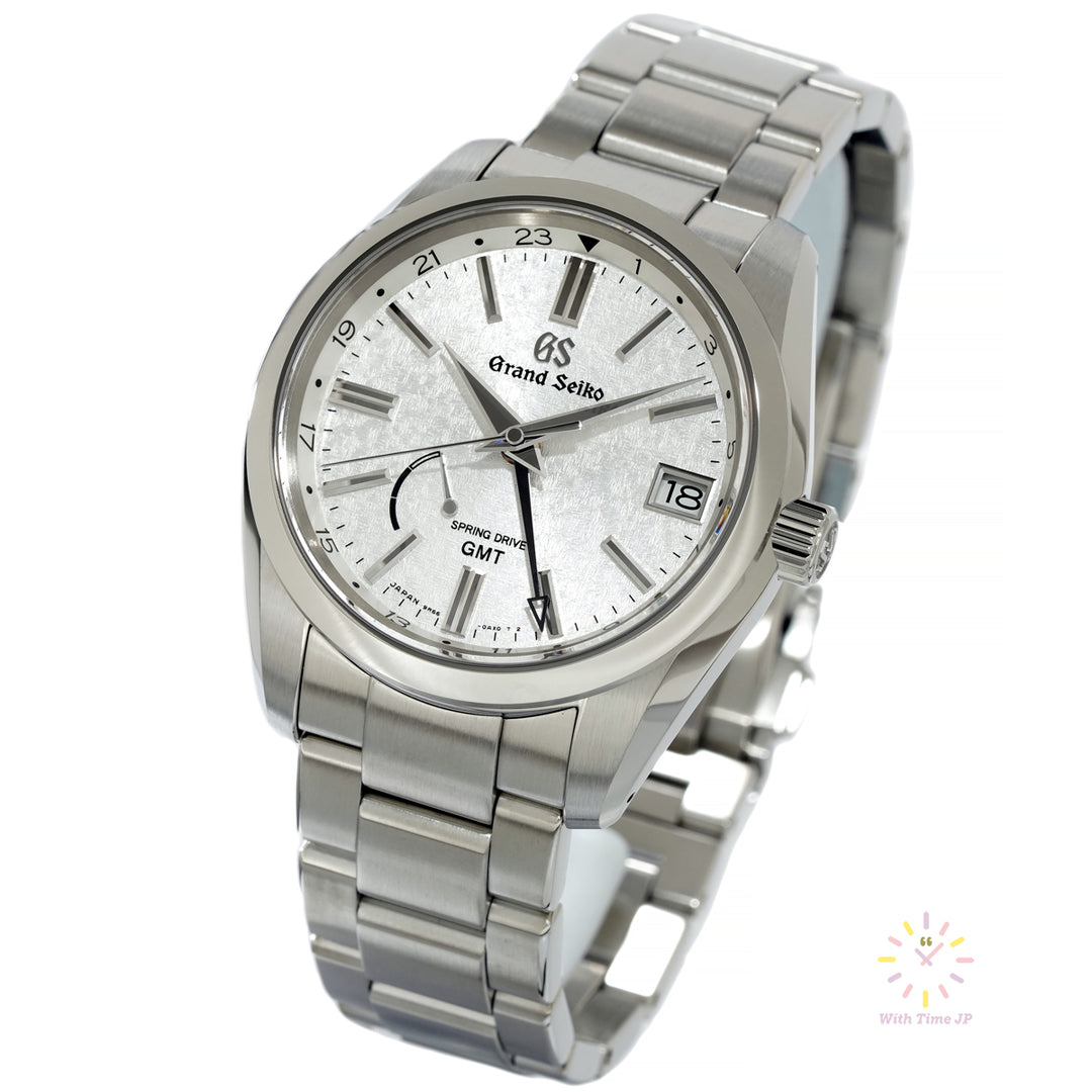 Grand Seiko SBGE279 Spring Drive GMT from the right side