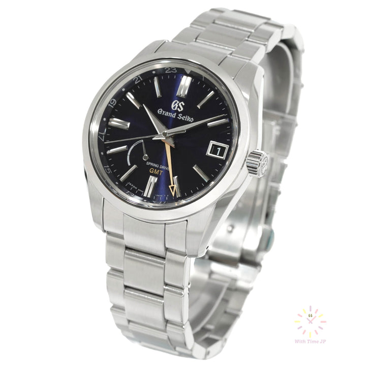 Grand Seiko Spring Drive GMT SBGE281 from the right side