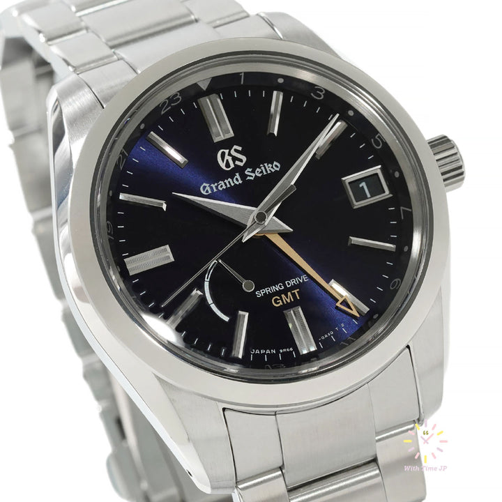 Grand Seiko Spring Drive GMT SBGE281 from the left side