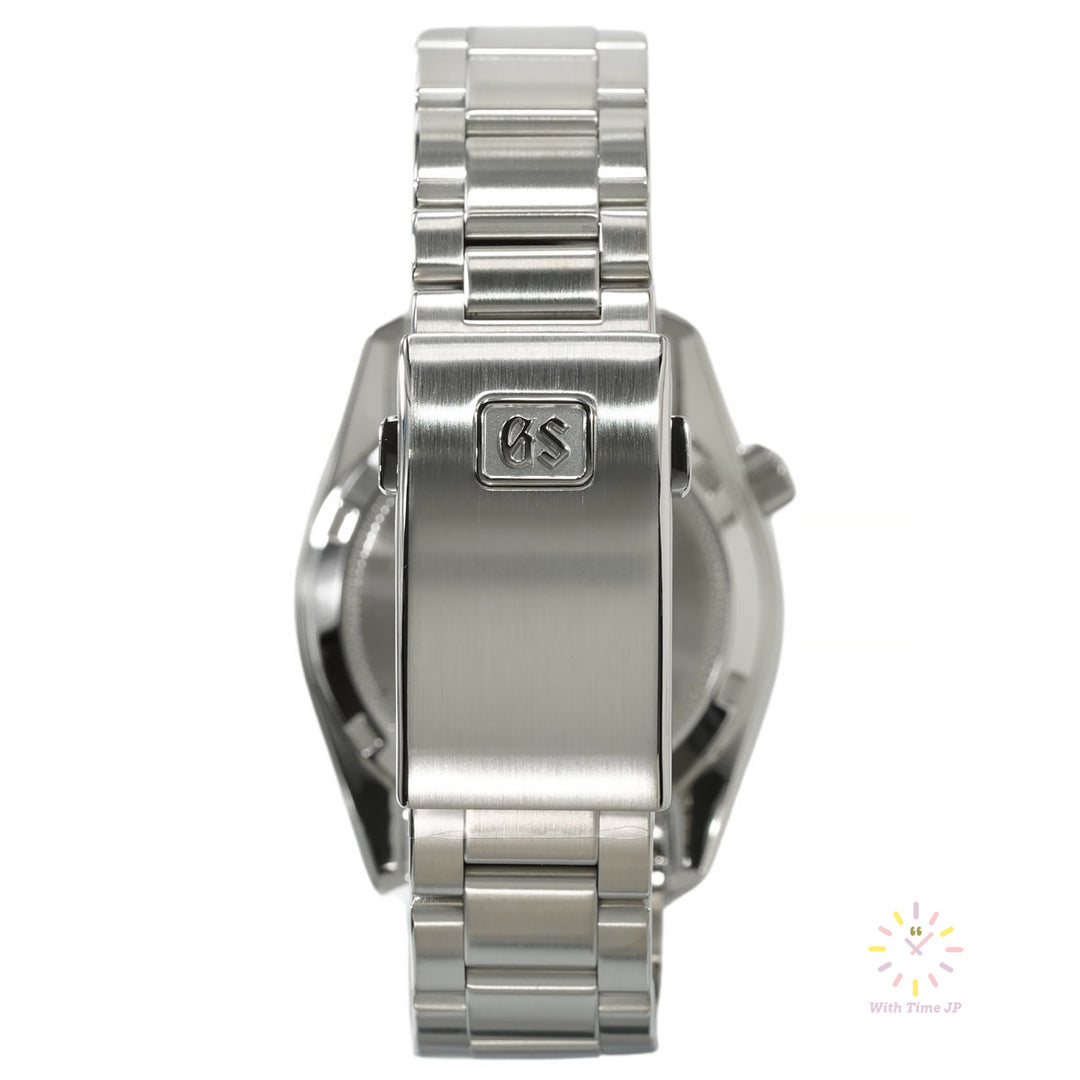 Bracelet and clasp of Grand Seiko SBGM245 Automatic GMT Men's Watch.