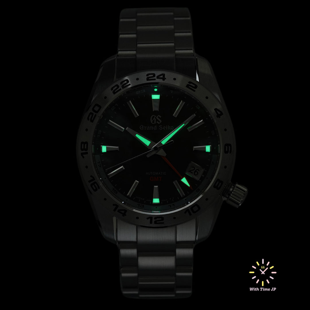 Grand Seiko SBGM247 Automatic GMT Men's Watch Lumibrite