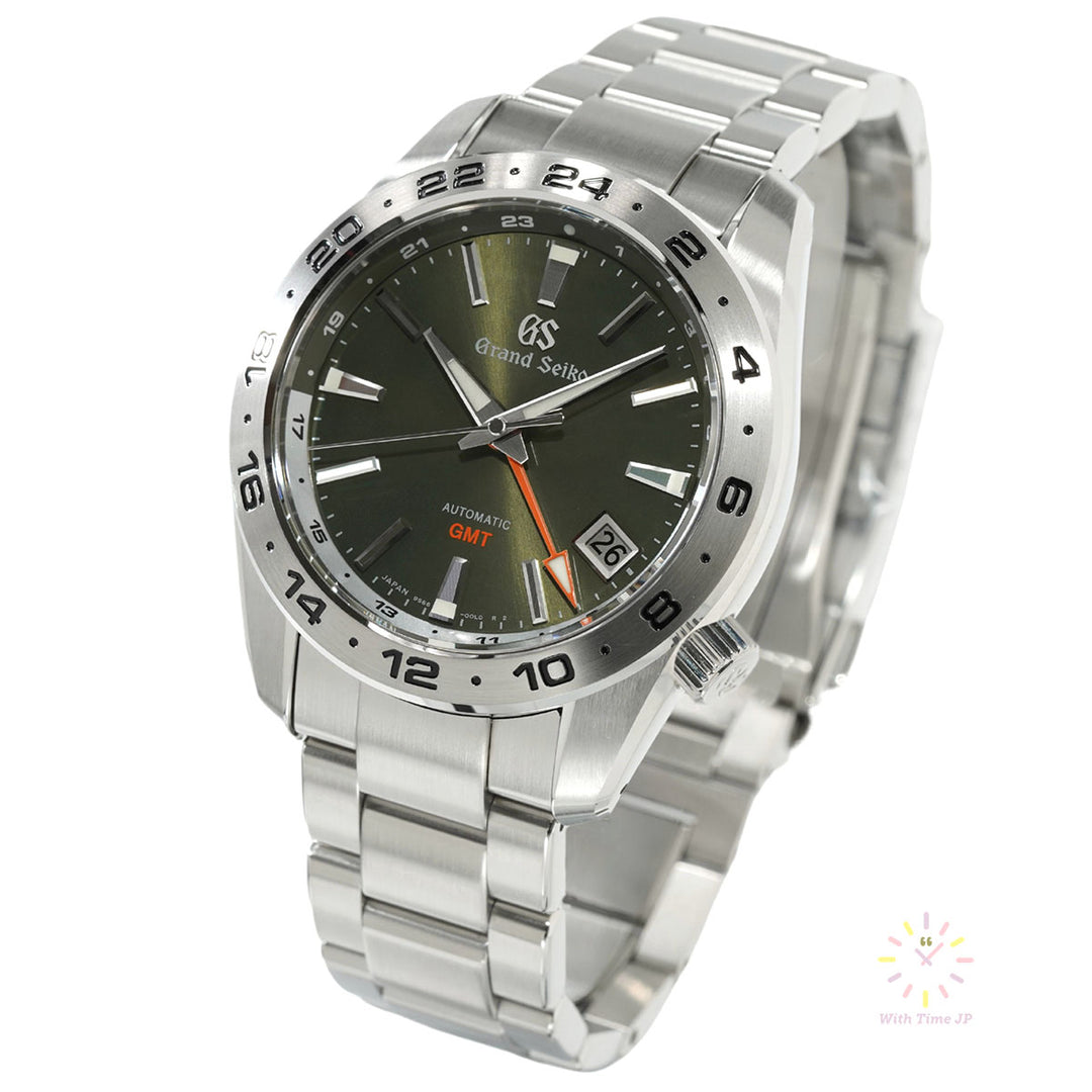 Grand Seiko SBGM247 Automatic GMT Men's Watch Angle from the right side