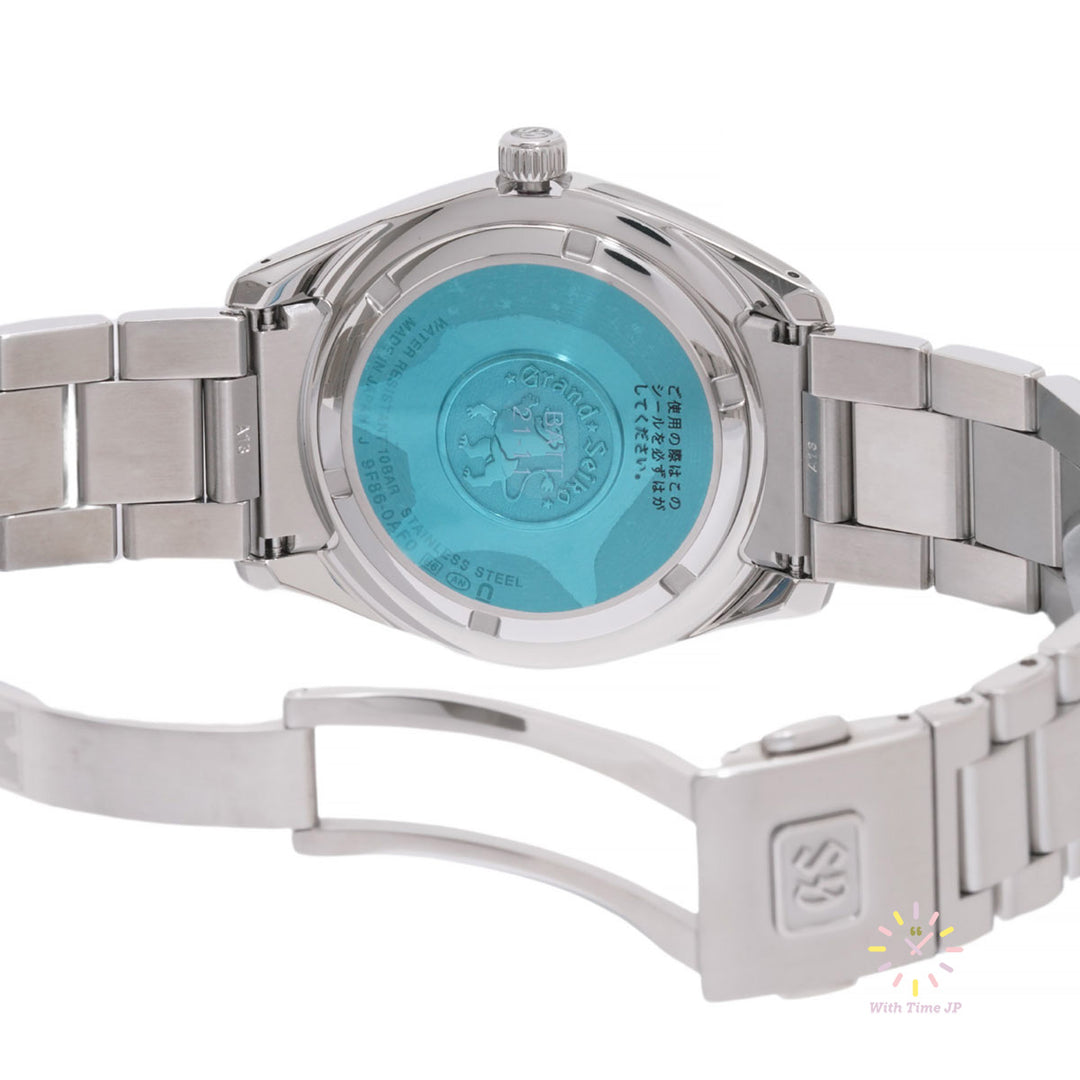 GRAND SEIKO SBGN011,Quartz Men's Watch, Stainless steel case back.