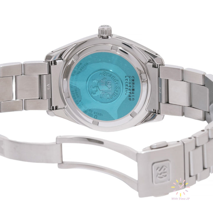 GRAND SEIKO SBGN011,Quartz Men's Watch, Stainless steel case back.