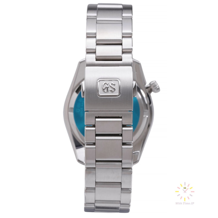 Grand Seiko SBGN027, Quartz Men's Watch, Triple link stainless steel bracelet and clasp.