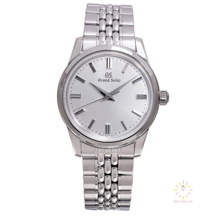 Grand Seiko SBGW305, Hand-wound Men's Watch, Front angle.