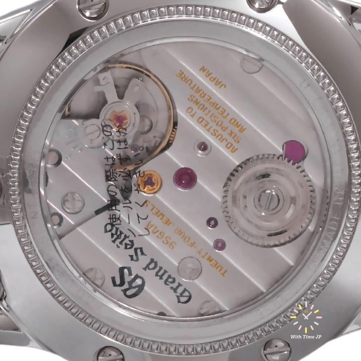 Grand Seiko SBGW305, Hand-wound Men's Watch, See-through Case Back.