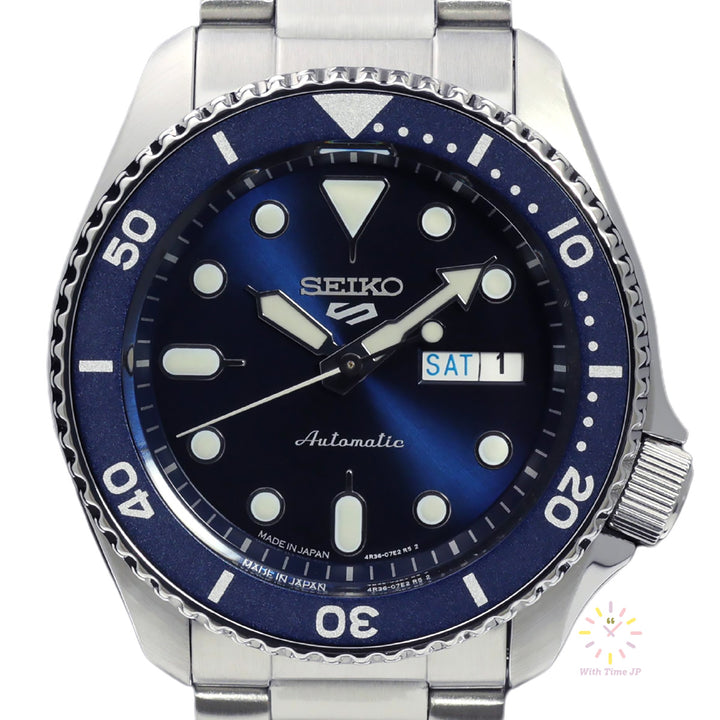 SEIKO 5 SPORTS SBSA001,Front angle.