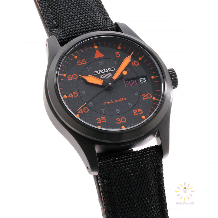 Seiko 5 Sports SBSA143 ,Mechanical Men's Watch,Angle from lower left.