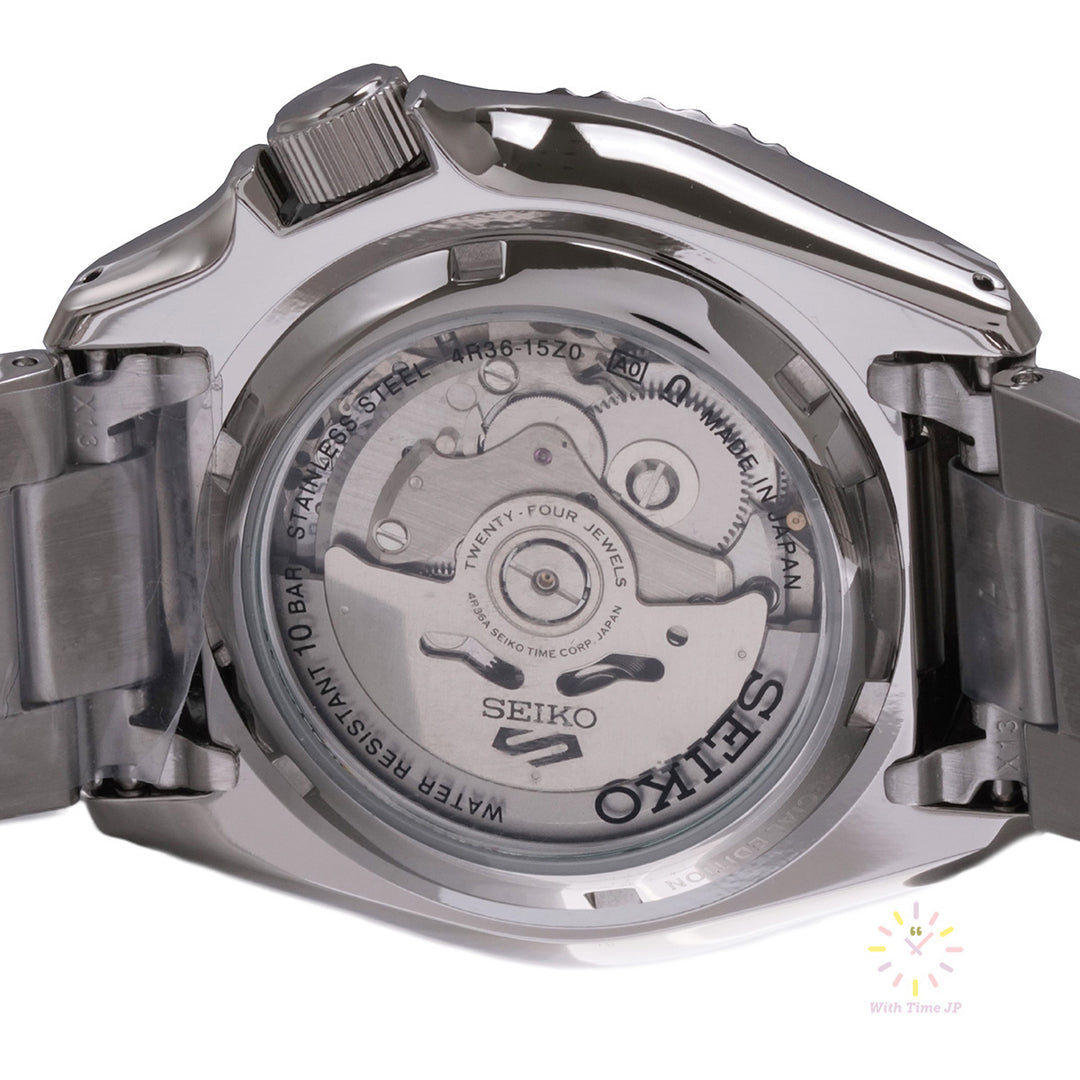 Seiko 5 Sports SBSA243  Automatic Men's Watch See-through back