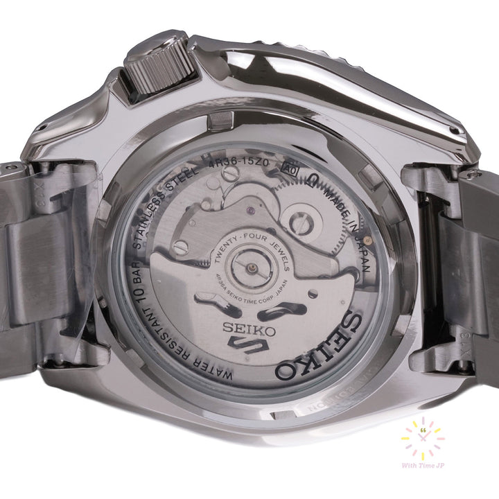 Seiko 5 Sports SBSA243  Automatic Men's Watch See-through back