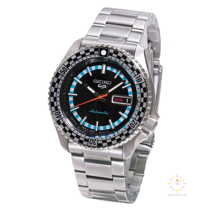 Seiko 5 Sports SBSA245 Automatic Men's Watch, Stainless steel Case, Blue dial, Stainless steel band.