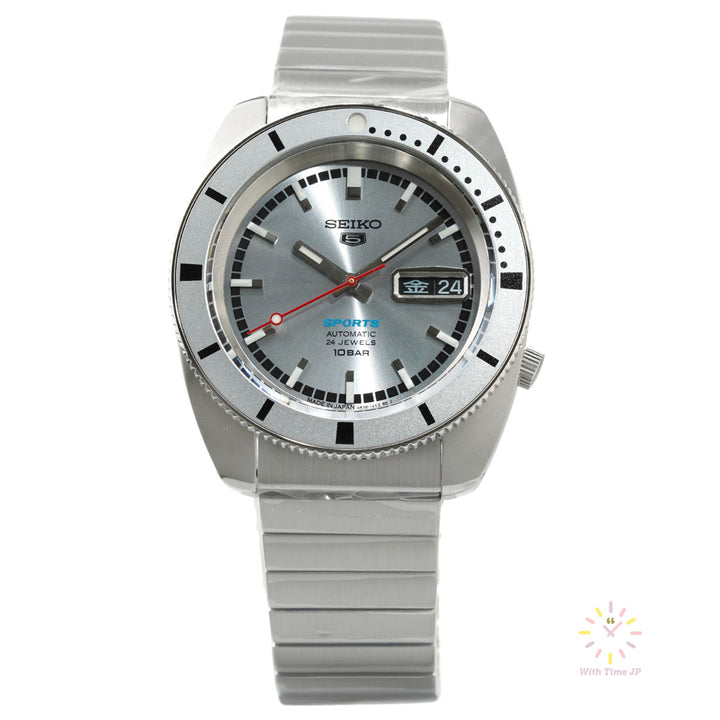 SEIKO 5 Sports SBSA269 limited edition Front angle.