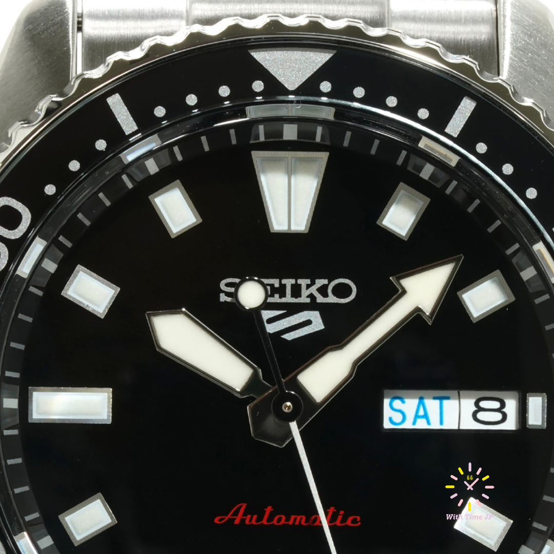 Seiko 5 Sports SKX series SBSA305,Close-up of back Dial