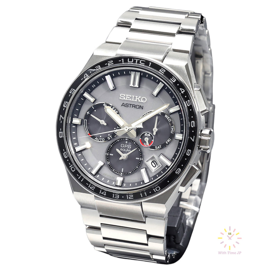 SEIKO ASTRON SBXC107,mechanical Watch, Men's Watch, titanium Case, gray Dial,titanium Band.