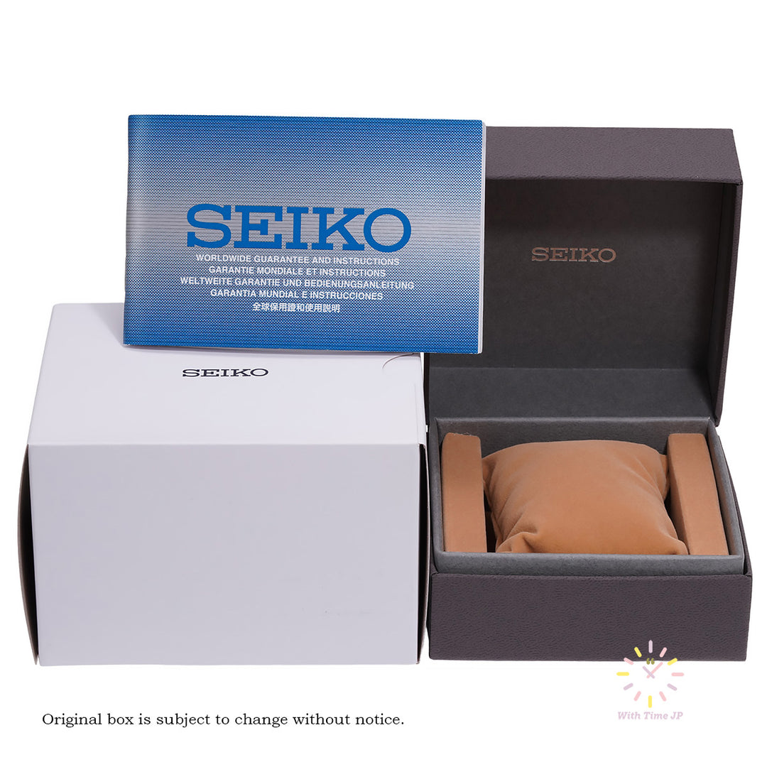 Seiko original box and international warranty card.