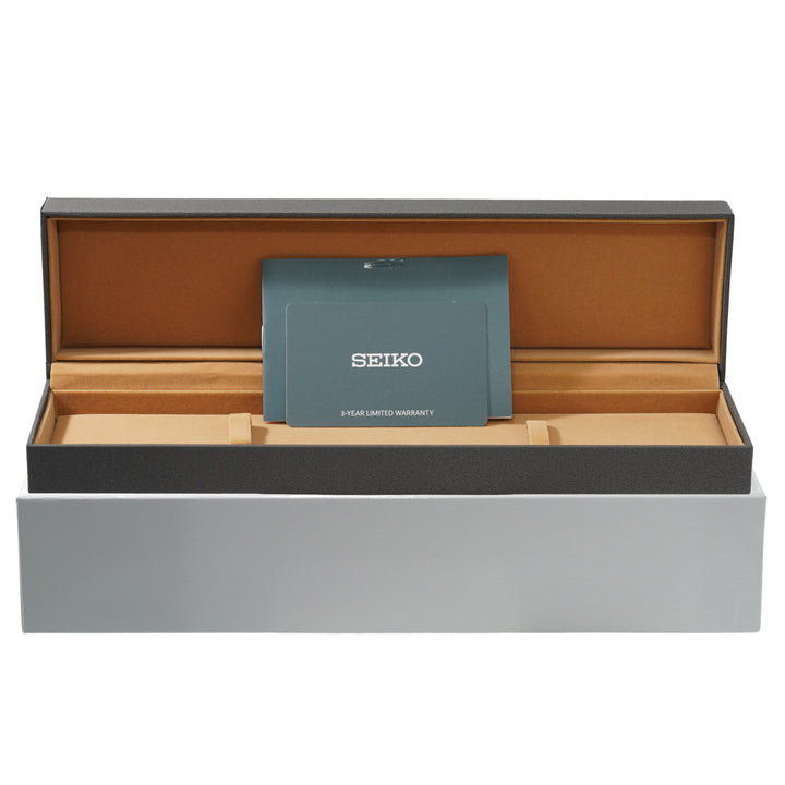 Seiko original box and 3-year international warranty.