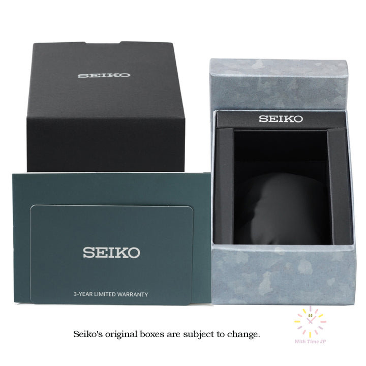 Seiko 5 Sport original box and 3-year international warranty.