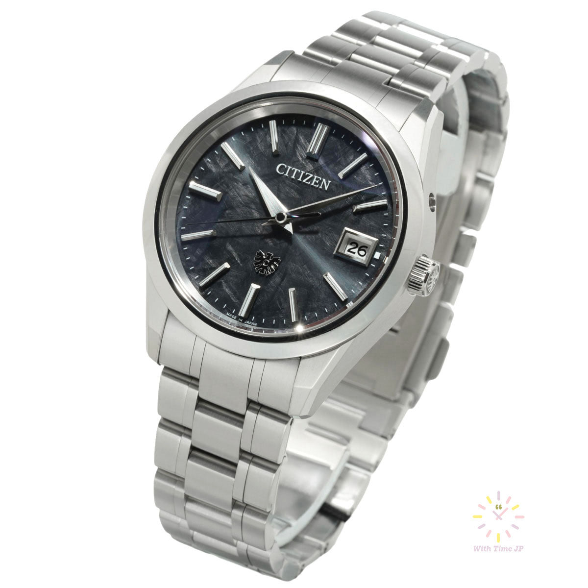 The Citizen High Precision Eco-Drive AQ4100-57E Metallic painted
