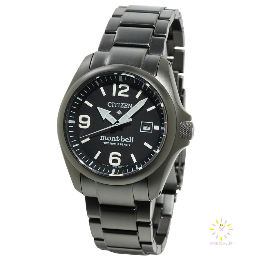 CITIZEN PROMASTER LAND BN0245-58E Eco-Drive Men's Watch, Super Titanium case, Black Dial,Super Titanium Bracelet.