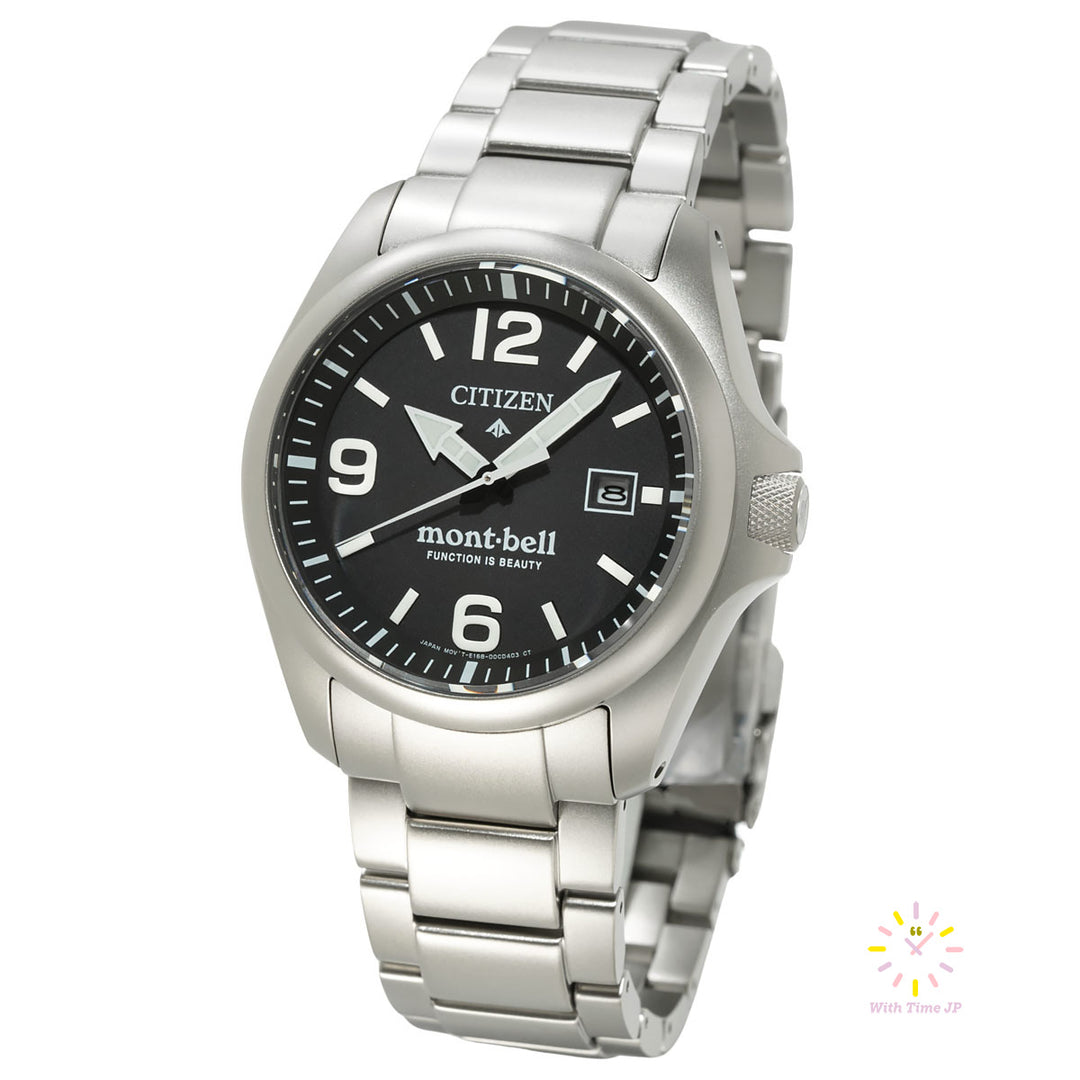 CITIZEN PROMASTER LAND BN0247-52E Eco-Drive Men's Watch, Super Titanium case, Black Dial,Super Titanium Bracelet.