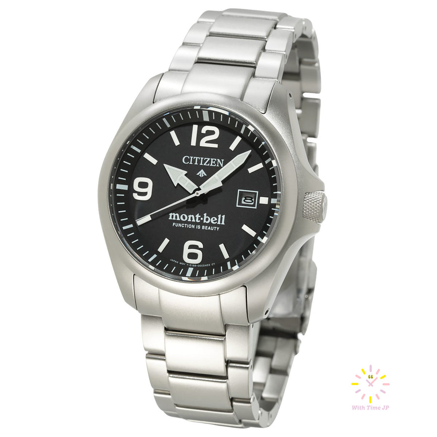 CITIZEN PROMASTER LAND BN0247-52E Eco-Drive Men's Watch, Super Titanium case, Black Dial,Super Titanium Bracelet.