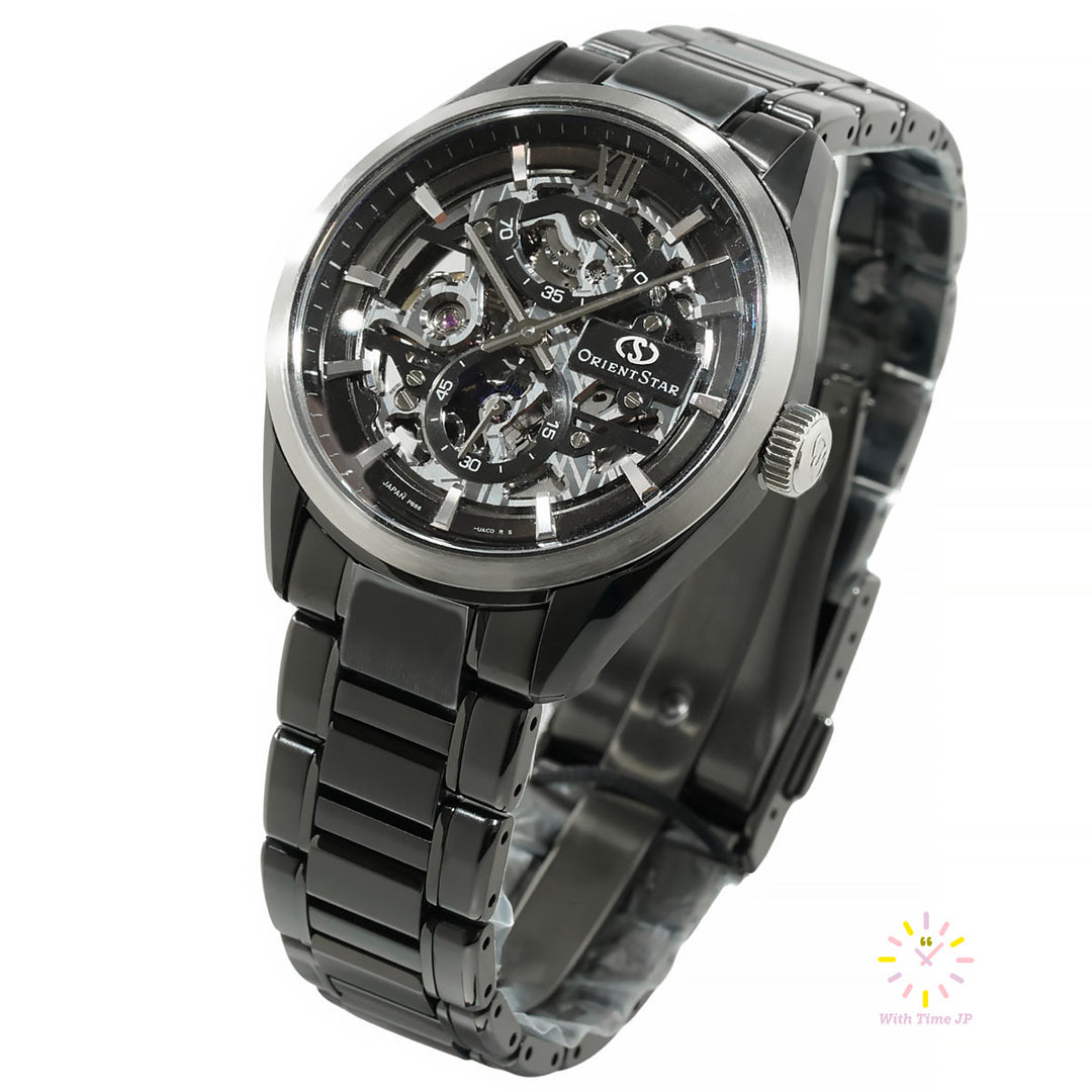 ORIENT STAR Skeleton Hand-Winding RK-AZ0105N Limited Edition,Mechanical watch,Oblique angle