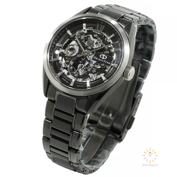 ORIENT STAR Skeleton Hand-Winding RK-AZ0105N Limited Edition,Mechanical watch,Oblique angle