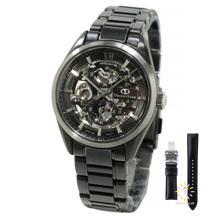 ORIENT STAR Skeleton Hand-Winding RK-AZ0105N Limited Edition, Men's Watch, Stainless steel case, See-Through Dial,Stainless steel Band.