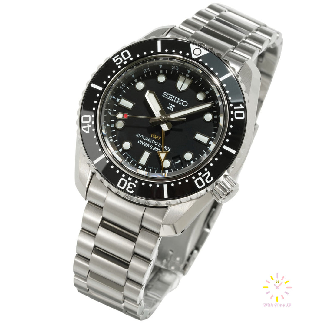 Seiko Prospex GMT Automatic Diver Scuba  Watch HBC002J,Oblique angle