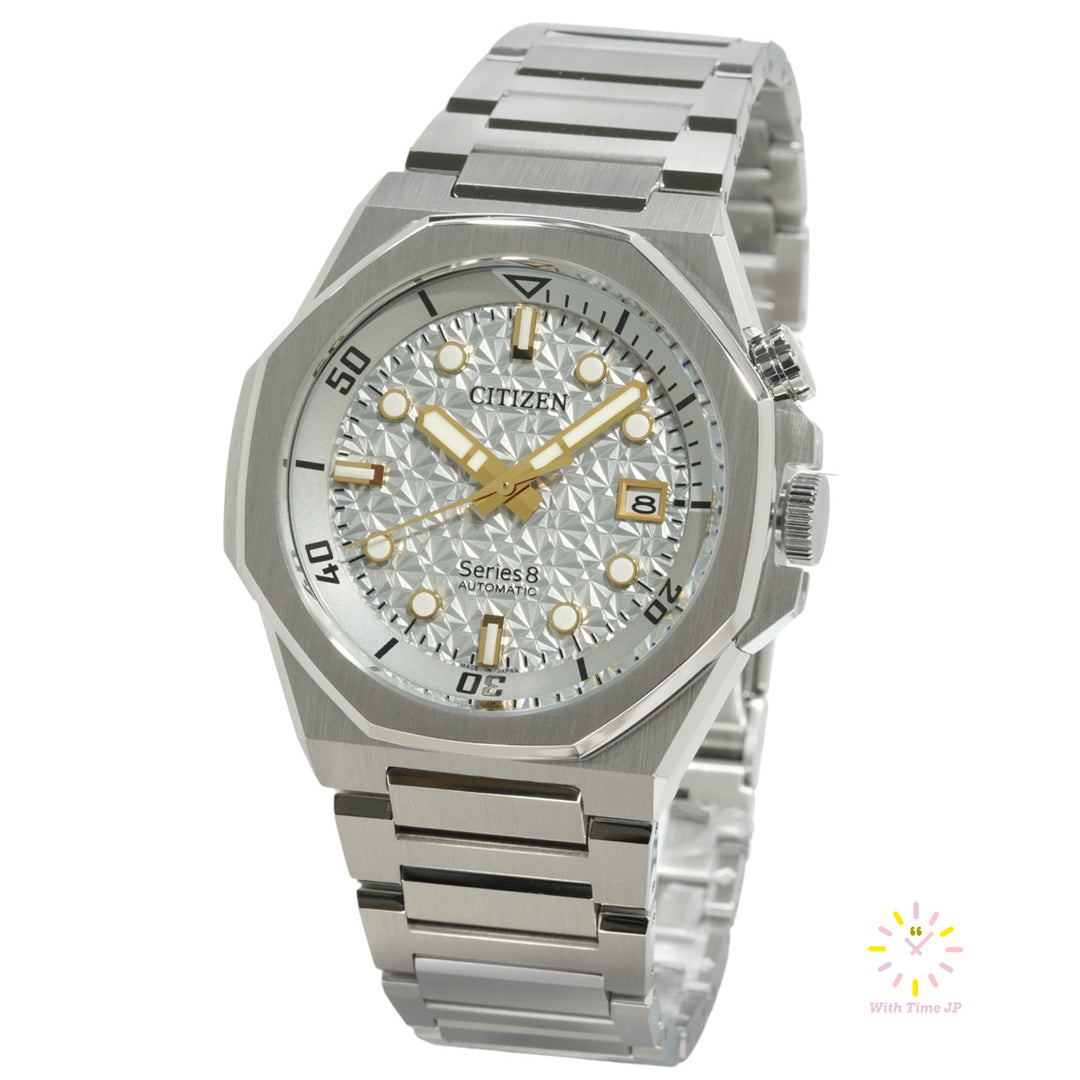 CITIZEN SERIES 8 NB6060-58H Mechanical Men's Watch, stainless steel case, Monochrome Color Dial,stainless steel Band.