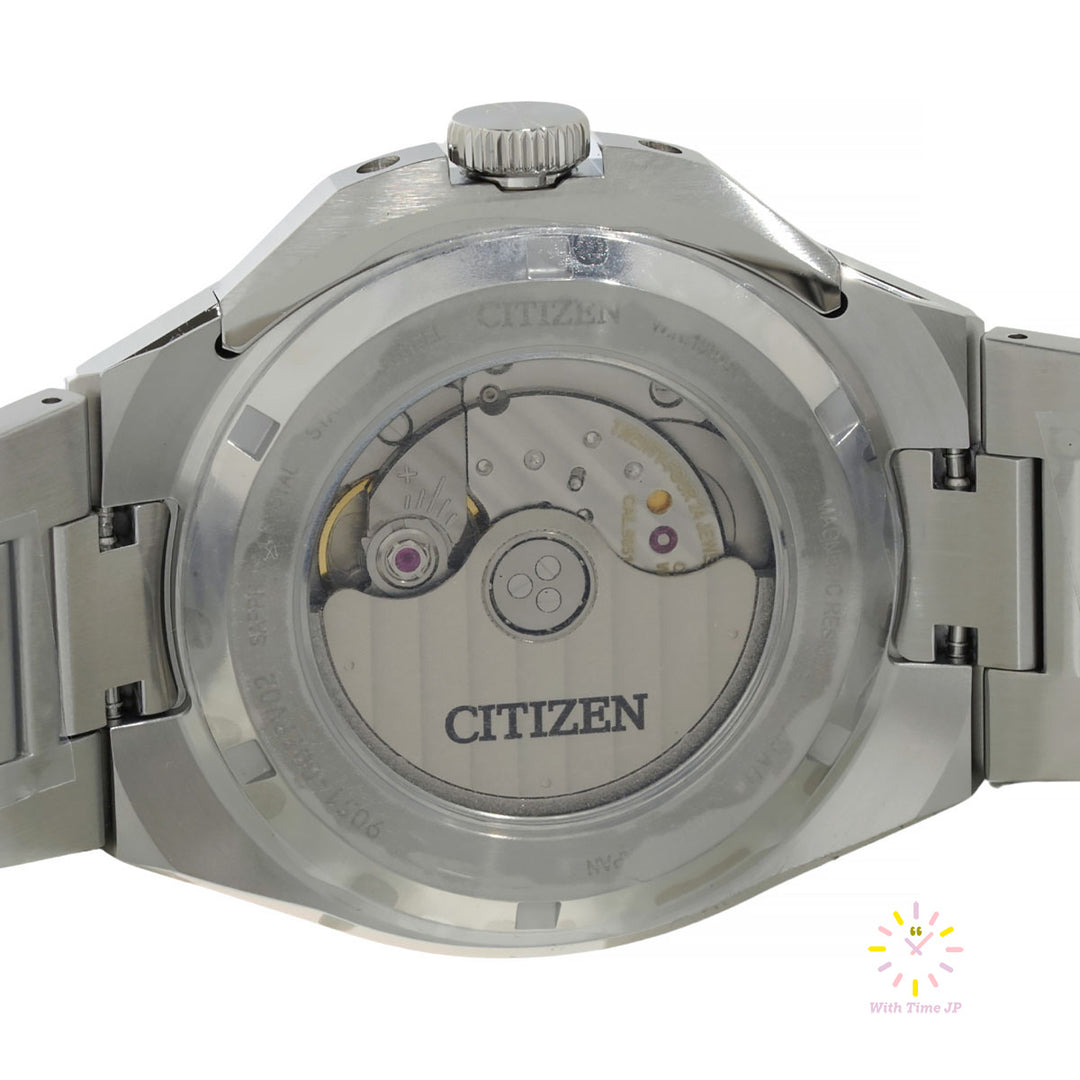 Backsid of the case of CITIZEN SERIES 8 NB6080-51W
