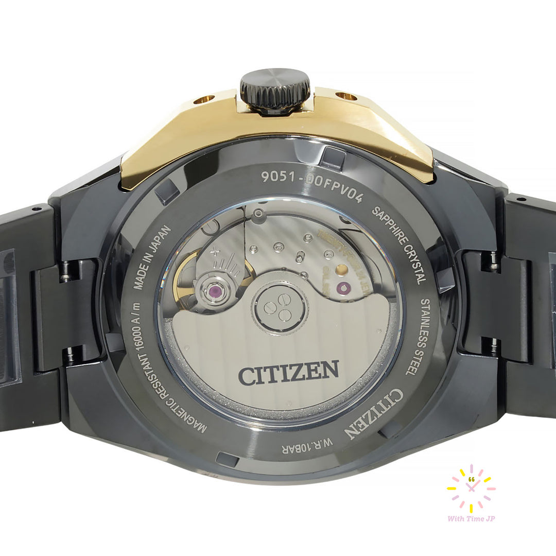 Backsid of the case of CITIZEN SERIES 8 NB6086-54E