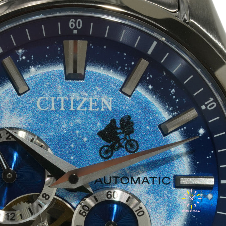 Citizen NH9144-55L “E.T.”  limited edition,Close-up of blue Dial