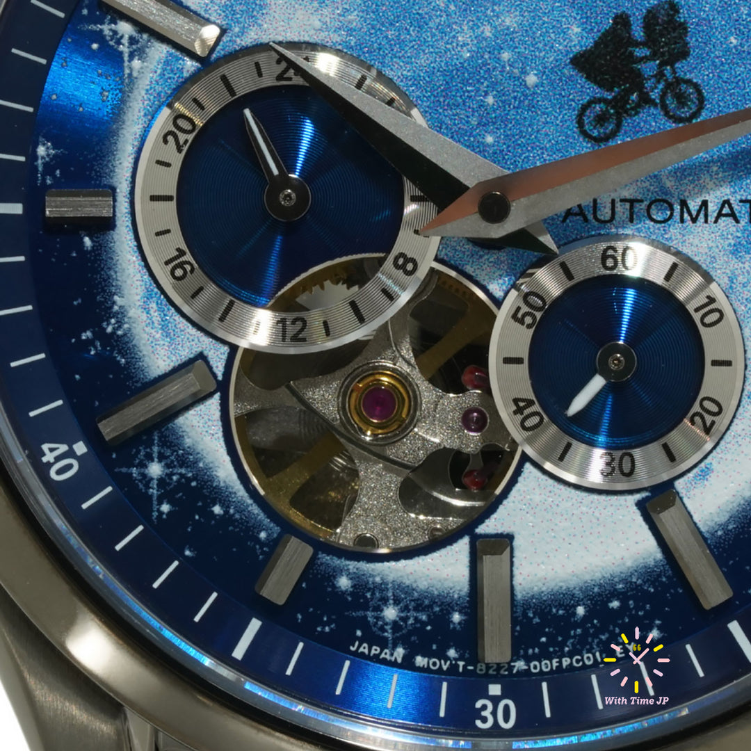 Citizen NH9144-55L “E.T.”  limited edition,Close-up of blue Dial #2